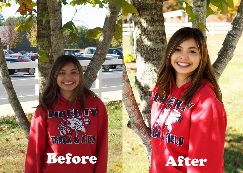 آموزش عکاسی پرتره انتخاب پس زمینه