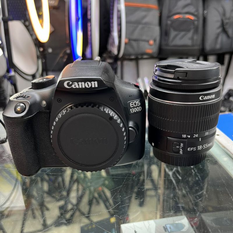 دوربین کانن EOS 1300D Kit دست دوم به سنسور 18 مگاپیکسل APS-C CMOS مجهز است. بسیار سالم ، امکان خرید حضوری آنلاین، دو روز مهلت تست