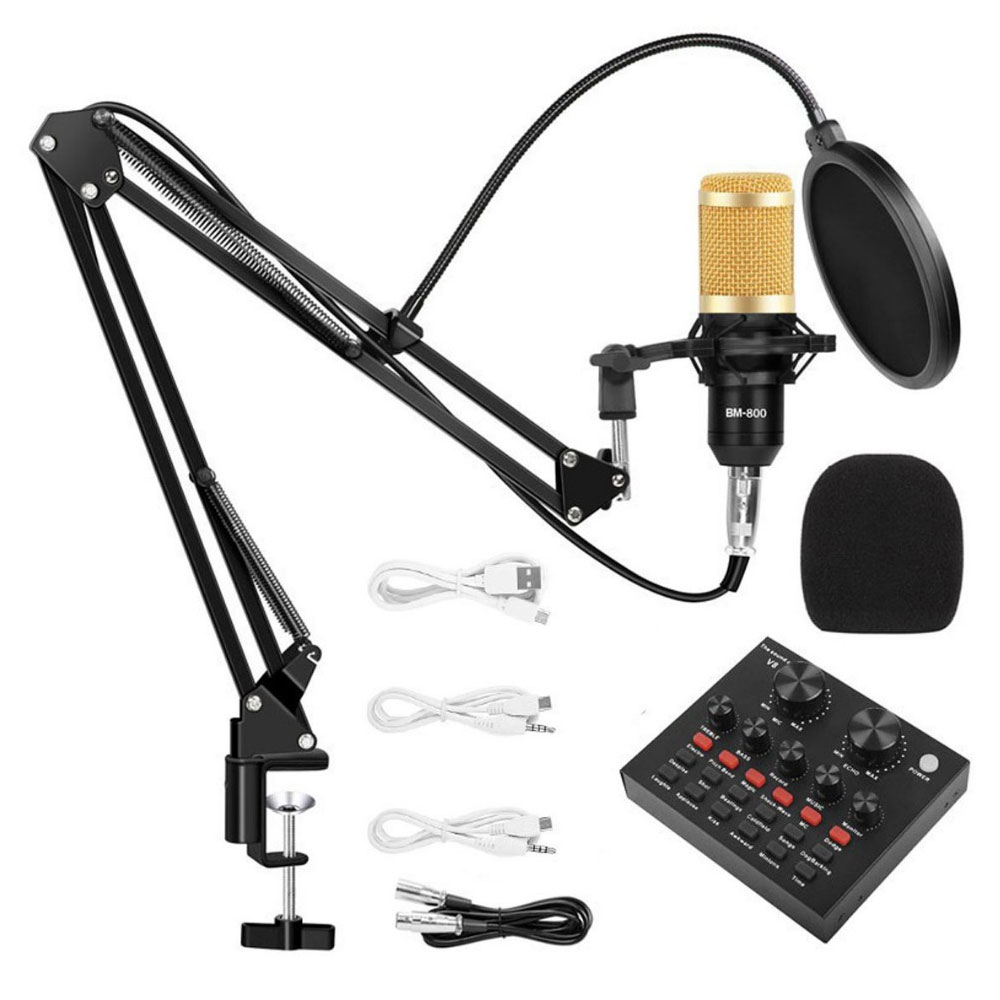 میکسر صدا bm800 Mixer همراه کارت صدا V8