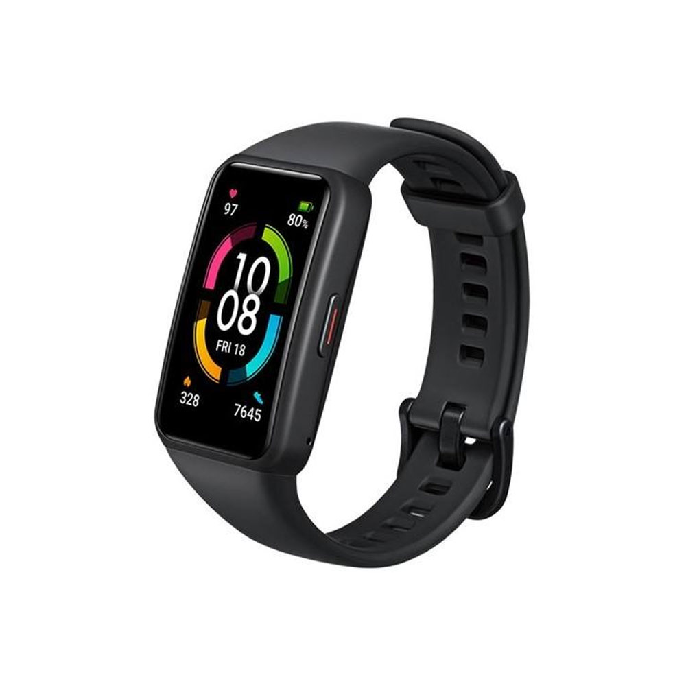 خرید اینترنتی + قیمت مچ بند هوشمند آنر مدل 6 Honor Band رنگ مشکی با قیمت مناسب ⭐ ثبت سفارش 0217356 | نورنگار
