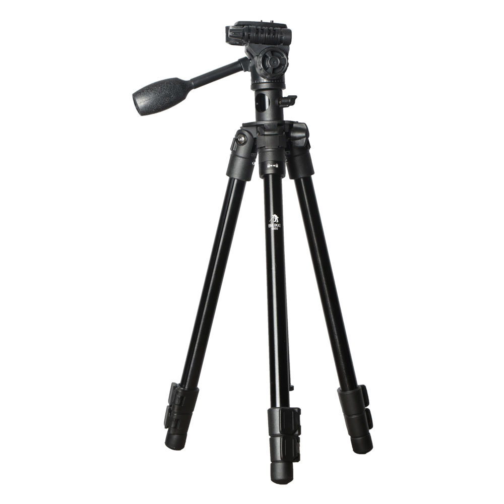 سه پایه بیک Beike Q555H Tripod یک سه پایه کربنی مناسب برای عکاسی ، دارای پن هد. ضمانت سلامت کالا | امکان خرید حضوری و آنلاین
