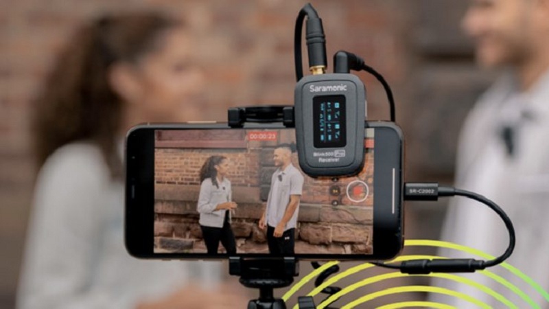 میکروفن بی سیم سارامونیک Saramonic Blink500 B4(2TX+RXDi) microphone