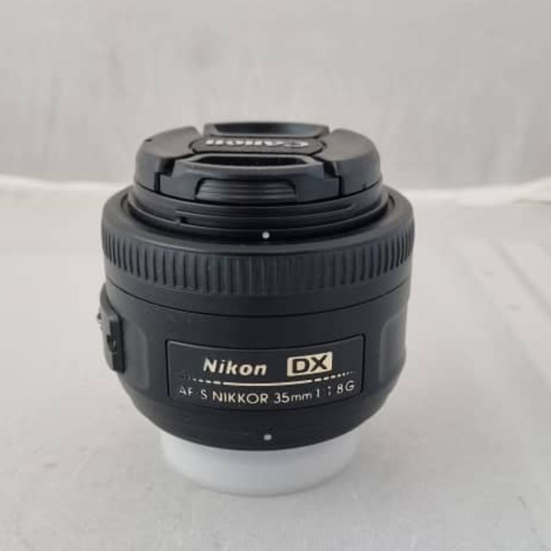 لنز نیکون دست دوم Nikon AF-S DX NIKKOR 35mm f/1.8G(جعبه دارد)