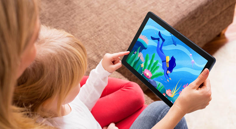 تبلتهای دانشآموزی: تبلت هوآوی مدل MatePad T10 ظرفیت 16 گیگابایت و رم 2 گیگابایت