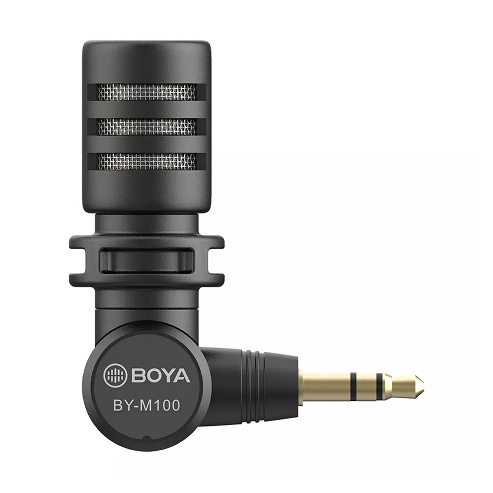 ارسال رایگان ⭐ تحویل 1 روزه | بهترین قیمت برای خرید میکروفن مینی بویا BOYA BY-M100 3.5mm Microphone ⭐ مشاوره رایگان و تخصصی 0217356