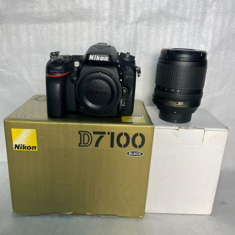 دوربین عکاسی نیکون دست دوم Nikon D7100 body+ 18-105mm Used(200 شات)