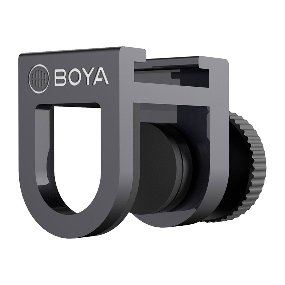 ارسال رایگان ⭐ تحویل سریع | بهترین قیمت برای گیره اتصال میکروفن به موبایل بویا BOYA BY-C12 Cold Shoe Accessory Mount ⭐ مشاوره رایگان 0217356