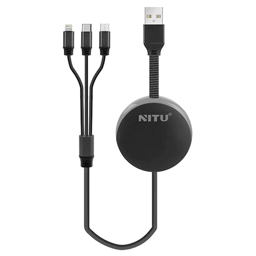 ارسال رایگان | مشخصات فنی + بهترین قیمت برای خرید کابل ۳ کاره Lightning/ micro-USB/ Type-C نیتو مدل NT-UC90 ⭐ مشاوره رایگان 0217356