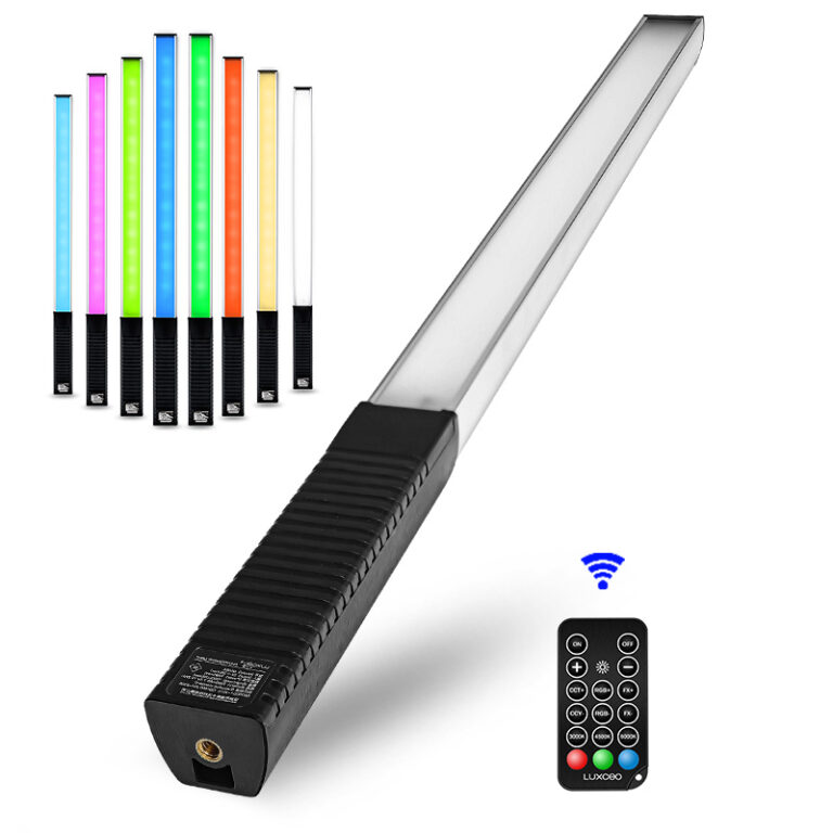 تحویل سریع تهران و شهرستان | مشخصات فنی + بهترین قیمت برای خرید نور باتومی LUXCEO LED Video Q508A RGB | مشاوره رایگان و تخصصی 0217356