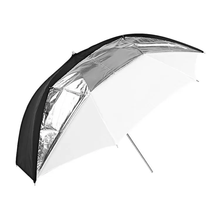 مشخصات فنی + بهترین قیمت برای خرید چتر داخل نقره ای گودکس Godox Umbrella UB_002 Black/silver 101cm |مشاوره تخصصی 021735 | نورنگار