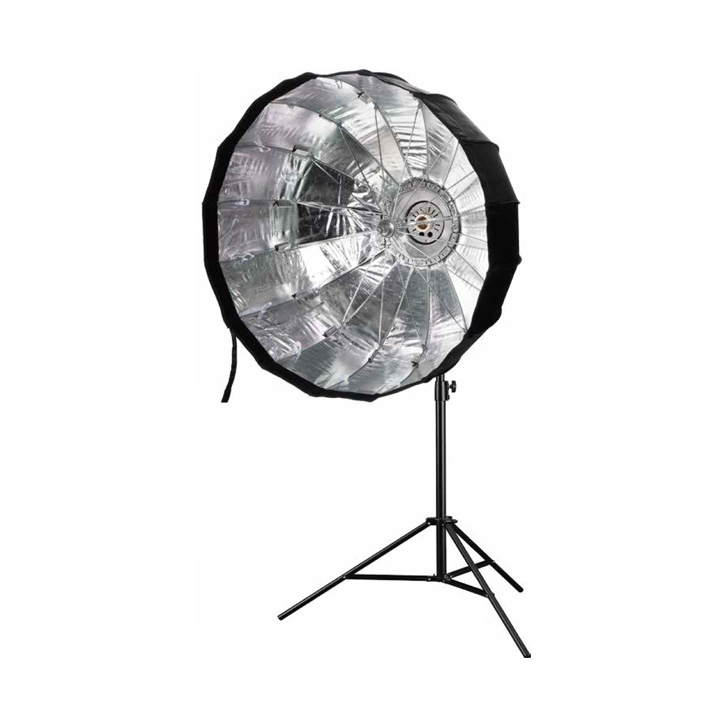 بیوتی دیش پارابولیک 16 وجهی عمیق همراه با گرید Beauty Dish Silver 105cm | خرید + قیمت |مشاوره تخصصی نورنگار