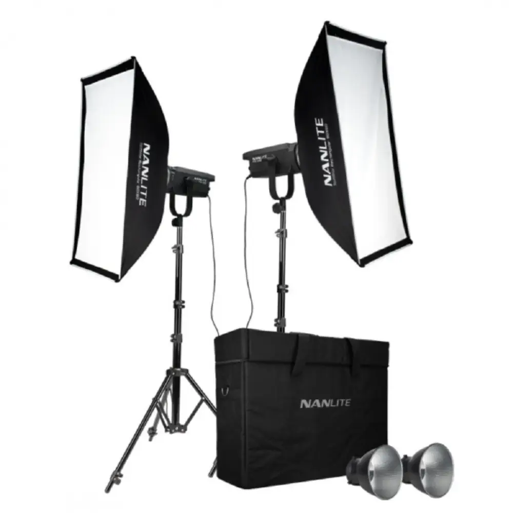 گارانتی + تحویل 1 روزه | مشخصات فنی + کیت ویدیو لایت نانلایت NANLITE FS-150 2KIT WITH LIGHT STAND | مشاوره رایگان و تخصصی 0217356