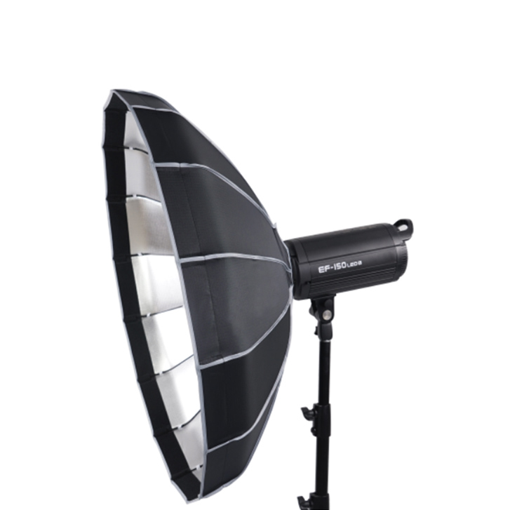 بیوتی دیش پرتابل 16 وجهی پارابولیک همراه با گرید Beauty Dish Silver 105 cm | خرید + قیمت و مشاوره تخصصی در نور نگار