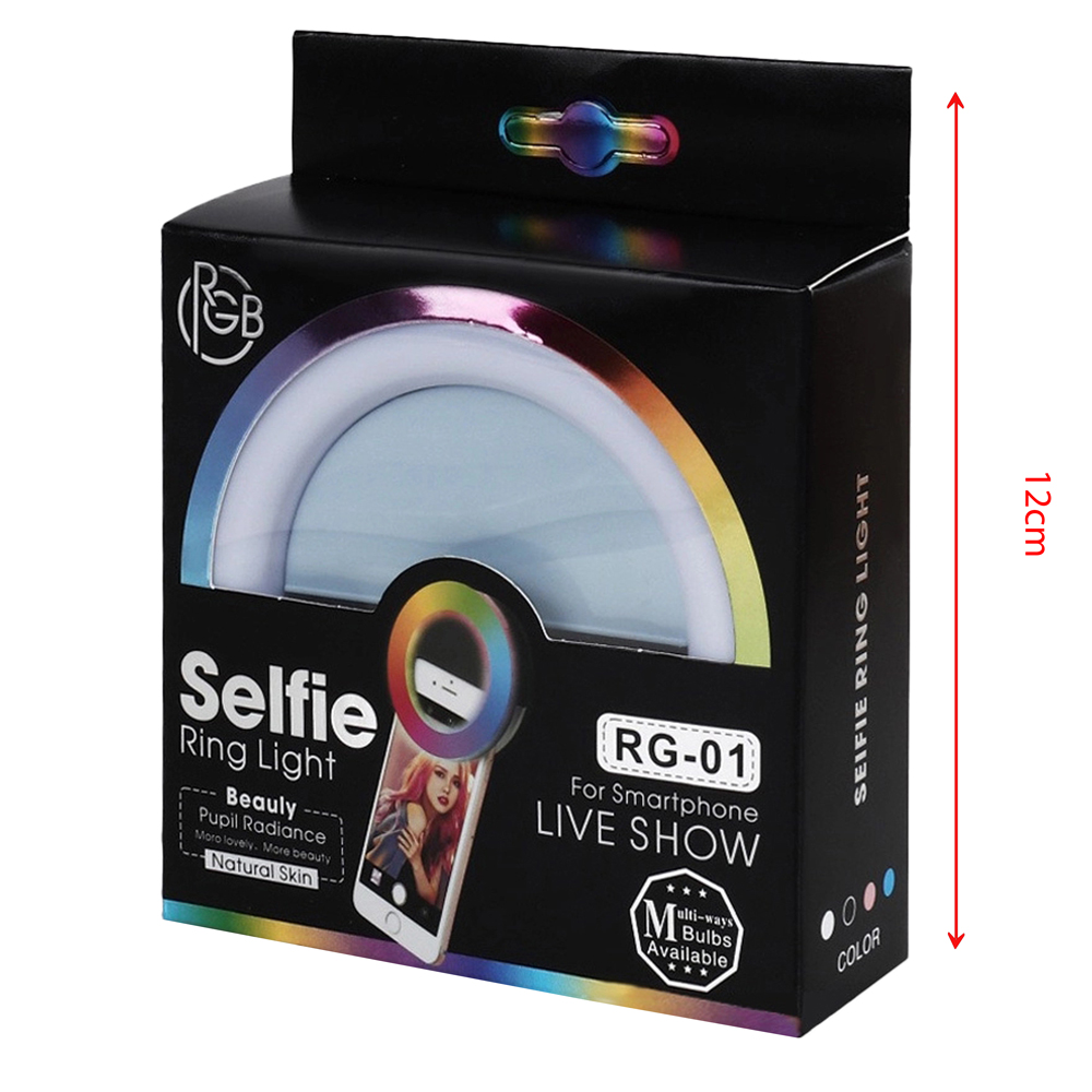 رینگ لایت سلفی RGB Ring Light phone RG 01 selfie