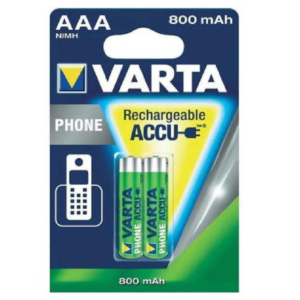 تحویل سریع | بهترین قیمت برای خرید باتری قلمی شارژی وارتا باتری نیم قلمی قابل شارژ وارتا Varta 800mAh Battery | مشاوره تخصصی 02173