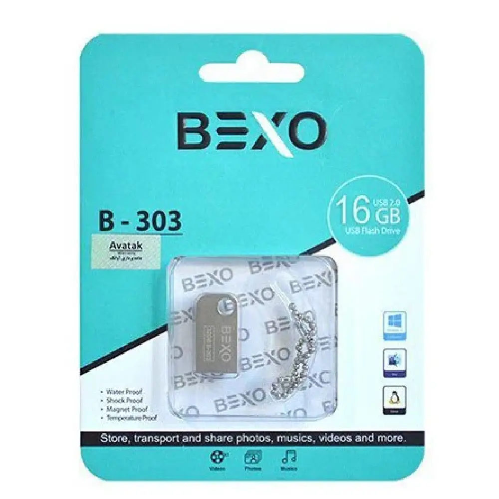 فلش مموری بکسو BEXO B-303 Flash Memory 16GB