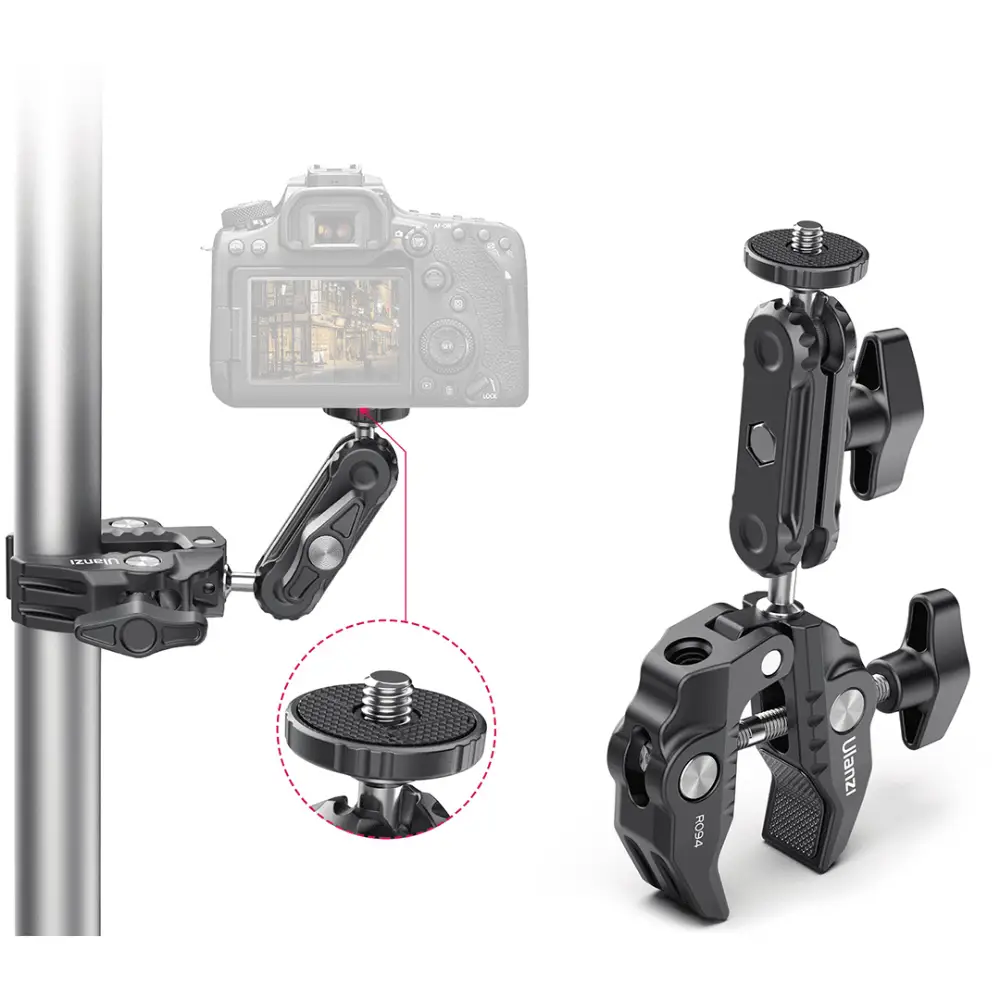 تحویل سریع | بهترین قیمت برایگیره چندمنظوره Ulanzi R094 Multi Functional Clamp مشاوره رایگان 0217356 | نورنگار