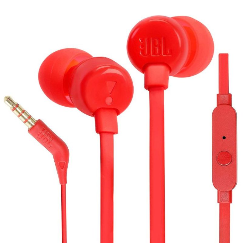 تحویل 1 روزه تهران | مشخصات فنی + بهترین قیمت برای خرید هدفون جی بی ال JBL Tune 110 Headphones Red | مشاوره رایگان و تخصصی 021735