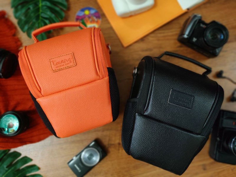 کیف دوربین ترنگ کوچک نارنجی Torang Small Zoom Camera Bag Orange