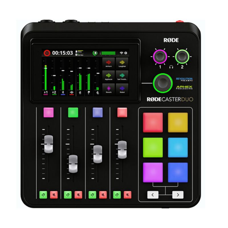 مشخصات فنی + بهترین قیمت برای خرید کارت صدا رد Rode Caster Duo Integrated Audio Production Studio | مشاوره رایگان و تخصصی 0217356