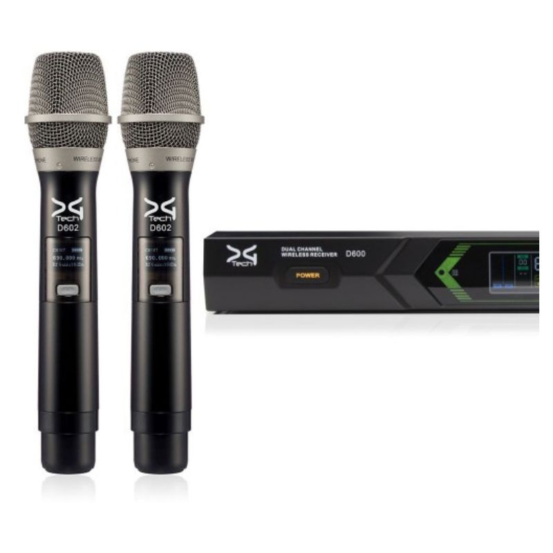 میکروفون بی سیم دو دستی دیجی تک DG Tech D6022 Microphone