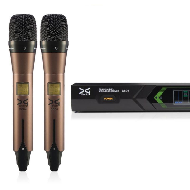 میکروفون بی سیم دو دستی دیجی تک DG Tech D6044 Microphone