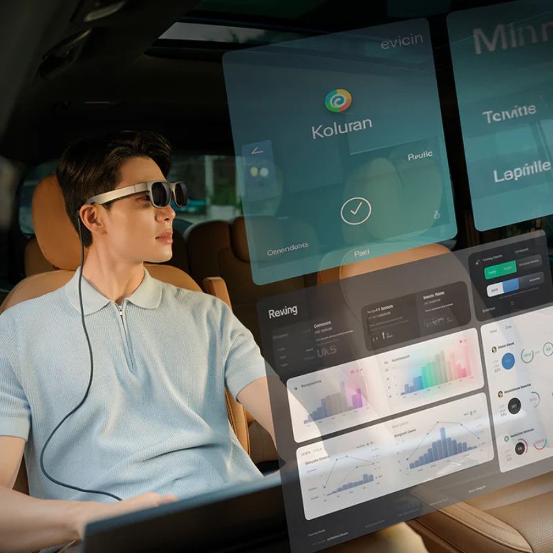 عینک هوشمند TCL Rayneo Glasses Nxtwear S Plus