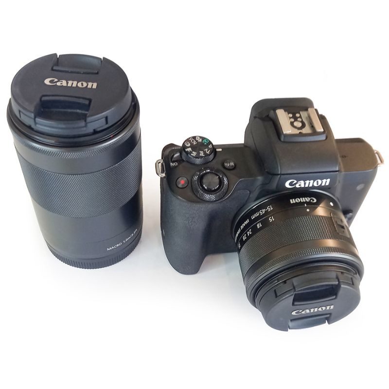 تحویل سریع | مشخصات فنی + بهترین قیمت برای خرید دوربین کانن Canon M50 kit 15-45mm+55-200mm ⭐ مشاوره رایگان و تخصصی خرید 0217356