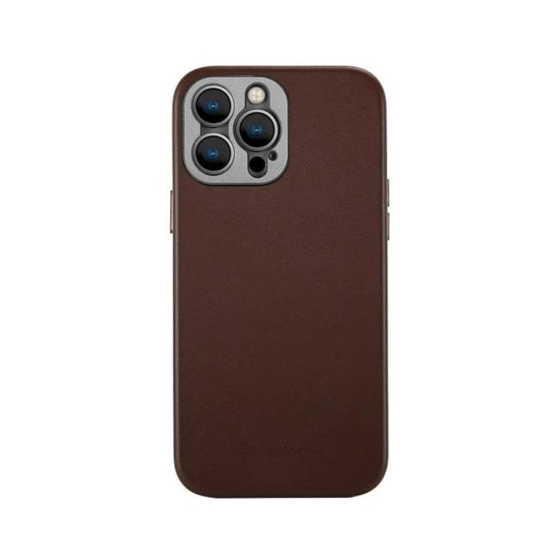 تحویل سریع | مشخصات فنی + بهترین قیمت برای خرید ککاور چرمی آیفون Sandmarc Pro Leather Case - iPhone 13 Pro - Brown | مشاوره تخصصی 021735