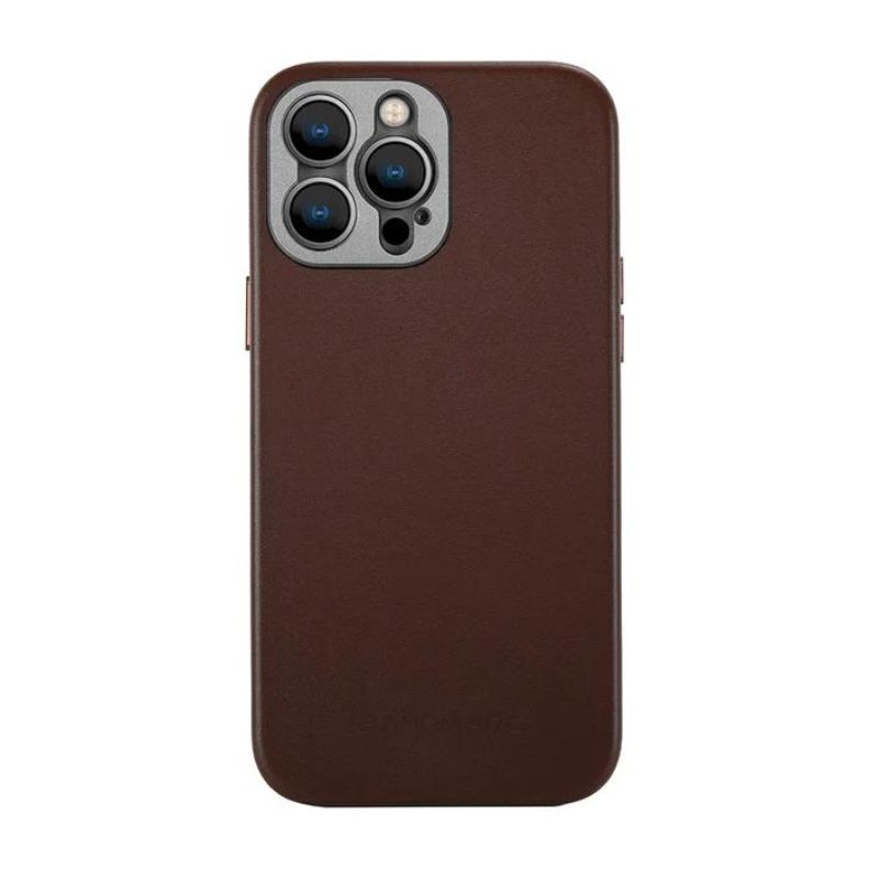 تحویل سریع | مشخصات فنی + بهترین قیمت برای خرید کاور چرمی آیفون Sandmarc Pro Leather Case - iPhone 13 Pro Max - Brown | مشاوره تخصصی 021735