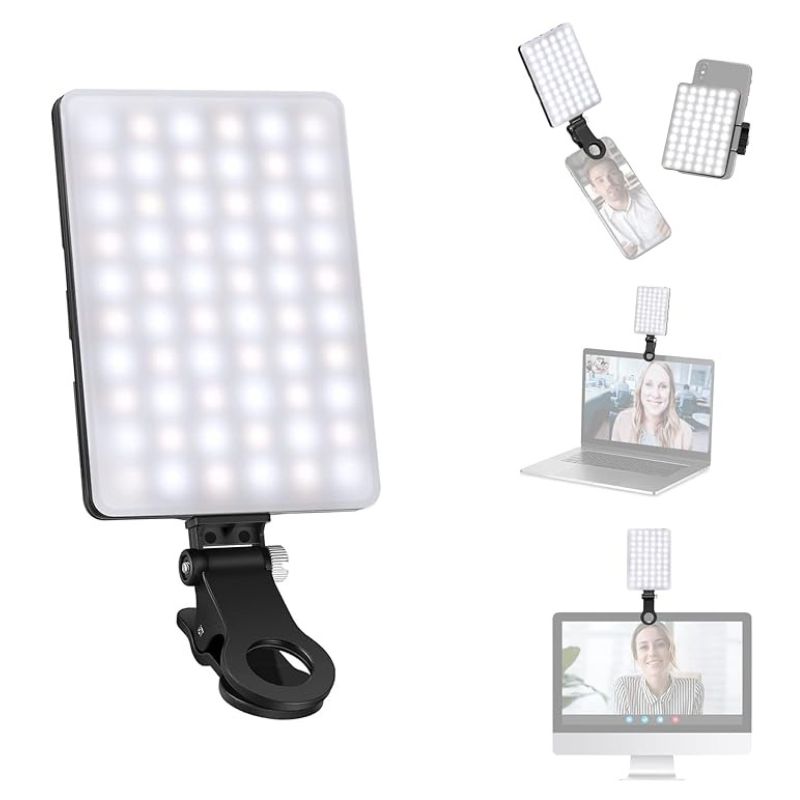 چراغ ال ای دی Neewer LED Selfie Light with Front &amp; Back Phone Clip