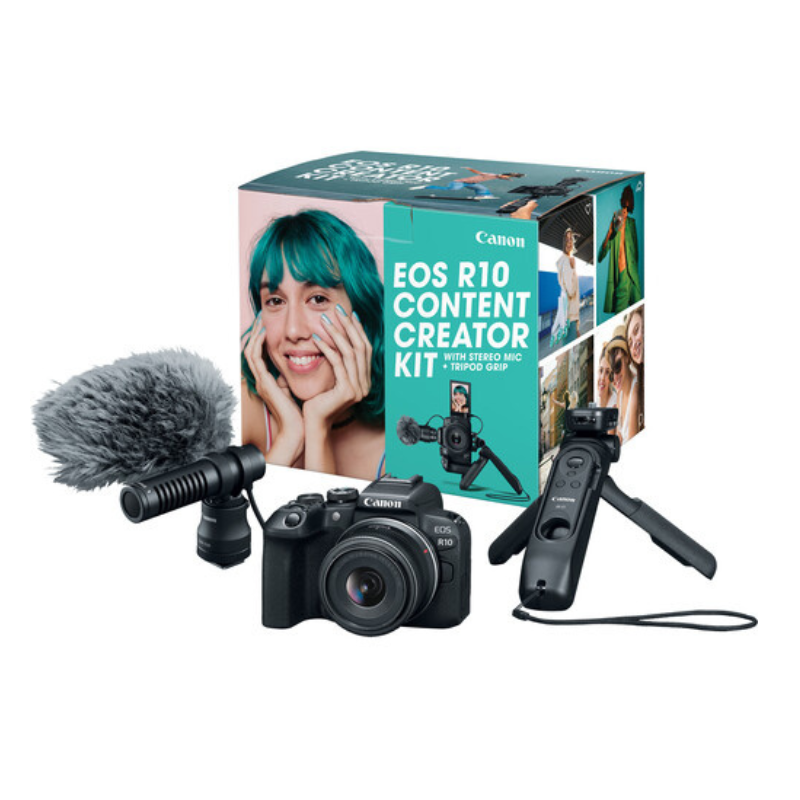 قیمت و خرید بهترین دوربین بدون آینه کانن Canon EOS R10 with 18-45mm Lens Content Creator Kit ✔️ خرید اقساطی ✔️وام تا سقف 200 میلیون تومان
