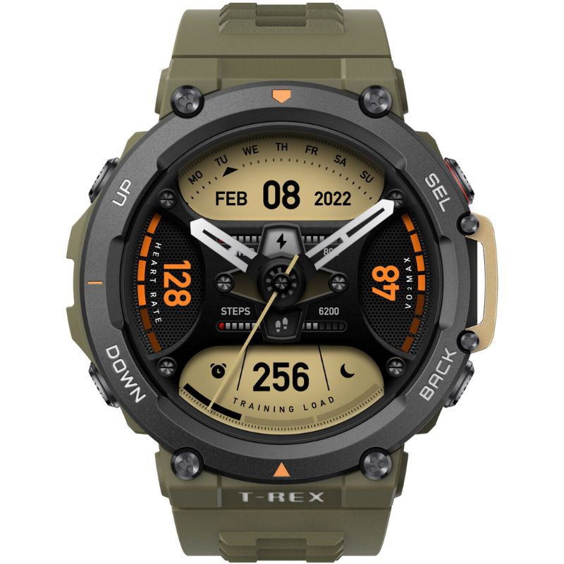 ضمانت سلامت کالا + تحویل 1 روزه | مشخصات فنی + بهترین قیمت برای خرید ساعت هوشمند Amazfit T-Rex 2 Smartwatch Wild Green ⭐ مشاوره رایگان و تخصصی 0217356