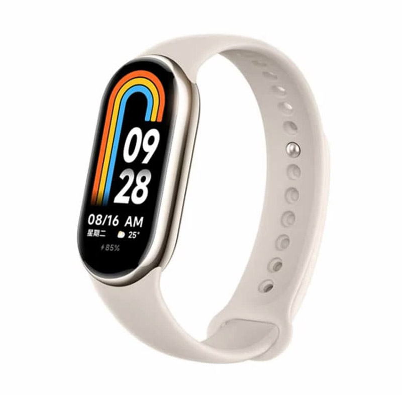 ارسال رایگان + تحویل سریع | بهترین قیمت برای خرید مچ بند هوشمند شیائومی مدل Mi band 8 Global Cream | مشاوره رایگان و تخصصی 0217356