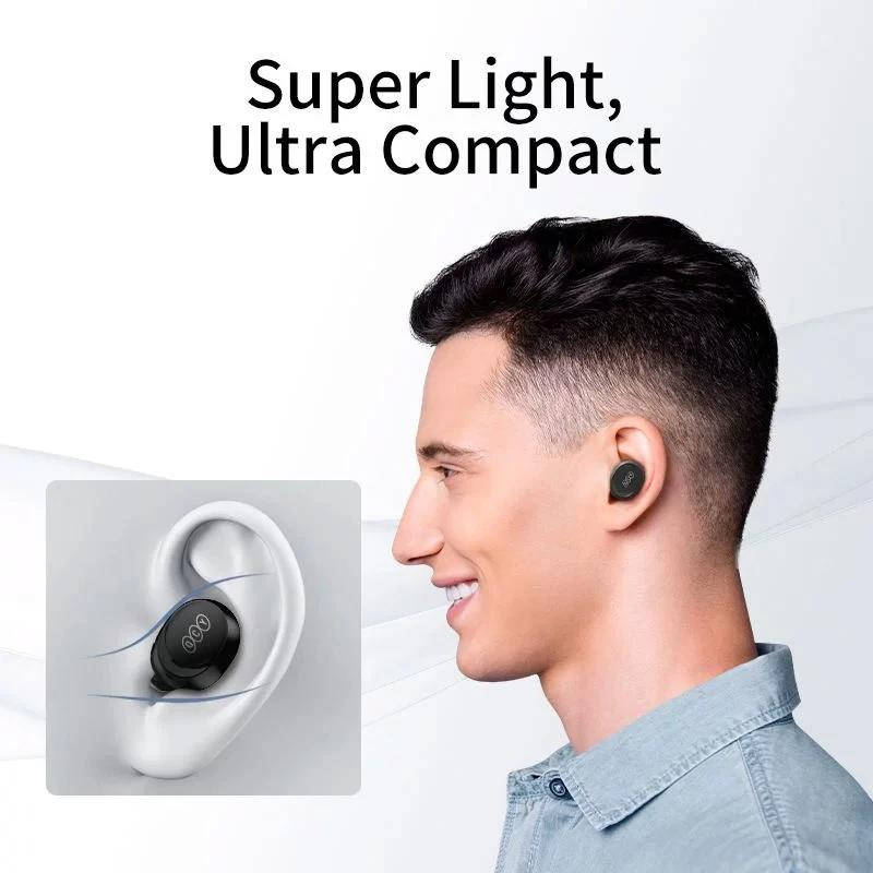 هدفون بلوتوثی کیو سی وای QCY T27 ArcBuds Lite Bluetooth Headphone White