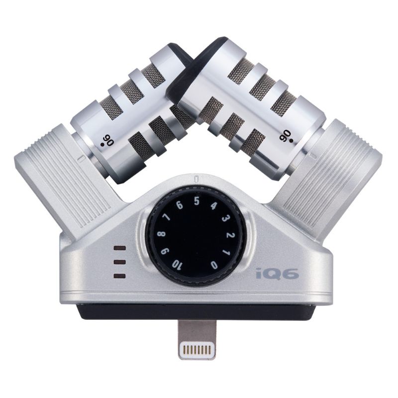 تحویل سریع | بهترین قیمت برای خرید میکروفون موبایل زوم Zoom iQ6 Stereo X/Y Microphone | مشاوره رایگان و تخصصی 0217356