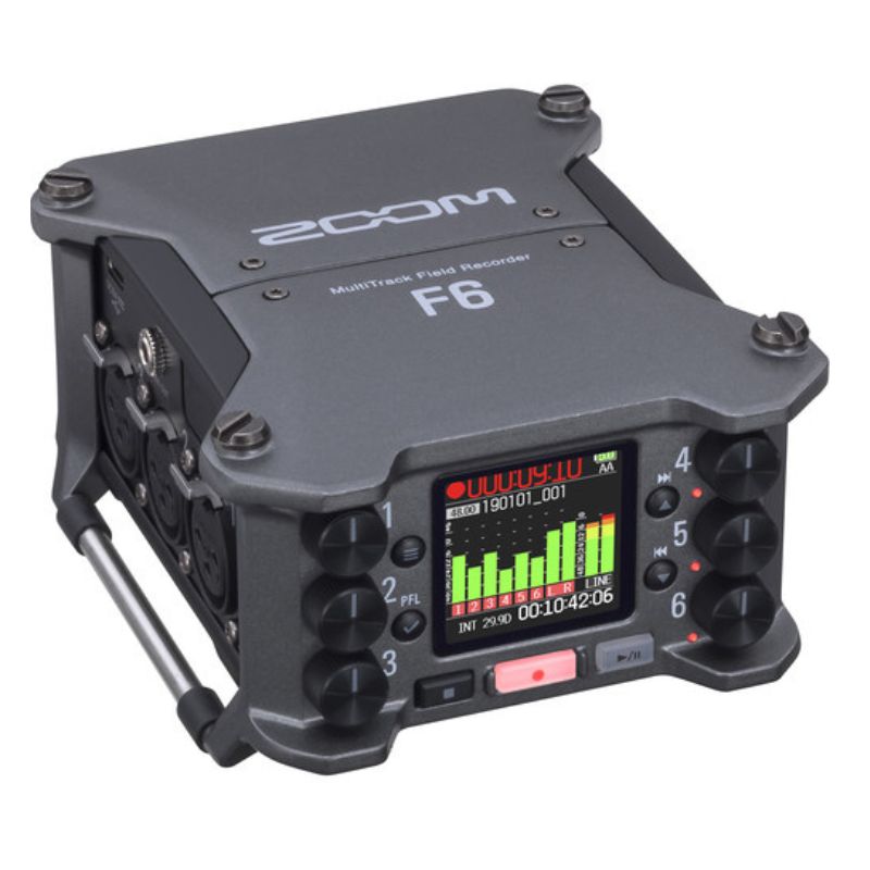 یهترین قیمت برای خرید رکوردر زوم Zoom F6 6-Input / 14-Track Multitrack Field Recorder | خرید + قیمت و مشاوره رایگان در نورنگار