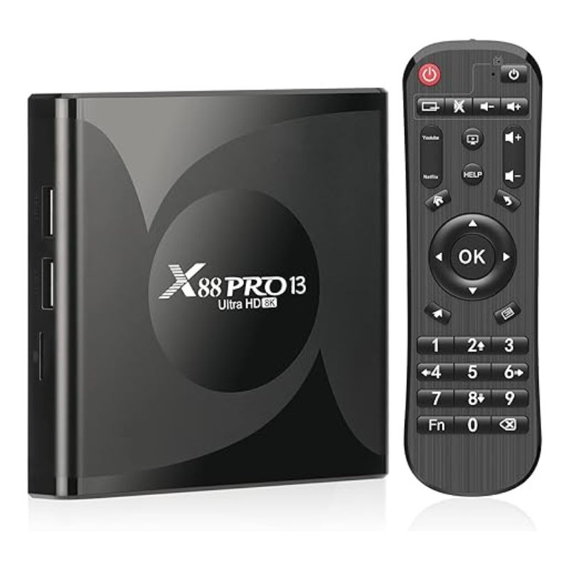 تحویل سریع | مشخصات فنی + بهترین قیمت برای خرید اندروید باکس X88 PRO 13 OTA SET TOP BOX 4GB 64GB - مشاوره رایگان و تخصصی 0217356