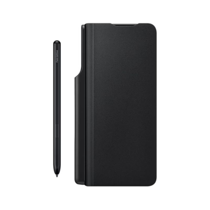 بهترین قیمت برای خرید کیف کلاسوری گوشی سامسونگ به همراه قلم نوری Samsung Galaxy Z Fold3 Flip Cover with Pen ☎️0217356