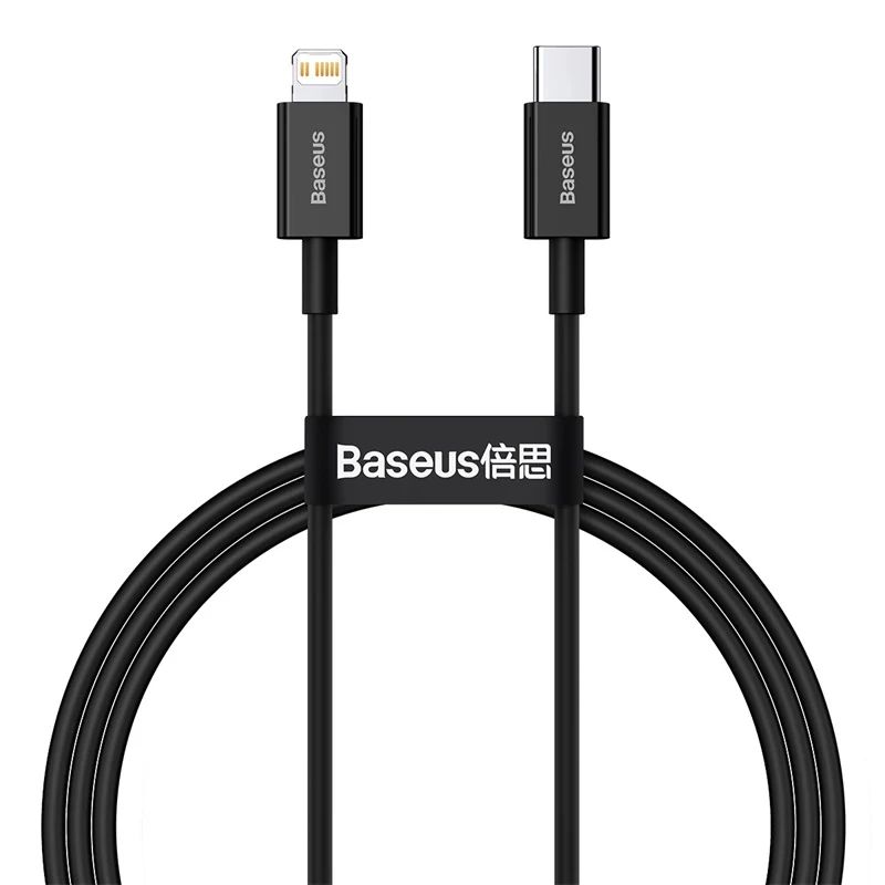 بهترین قیمت برای خرید کابل دیتا 1متری Baseus Superior Series Fast Charging Data Cable Black ⭐ مشخصات فنی + مشاوره تخصصی نورنگار☎️0217356