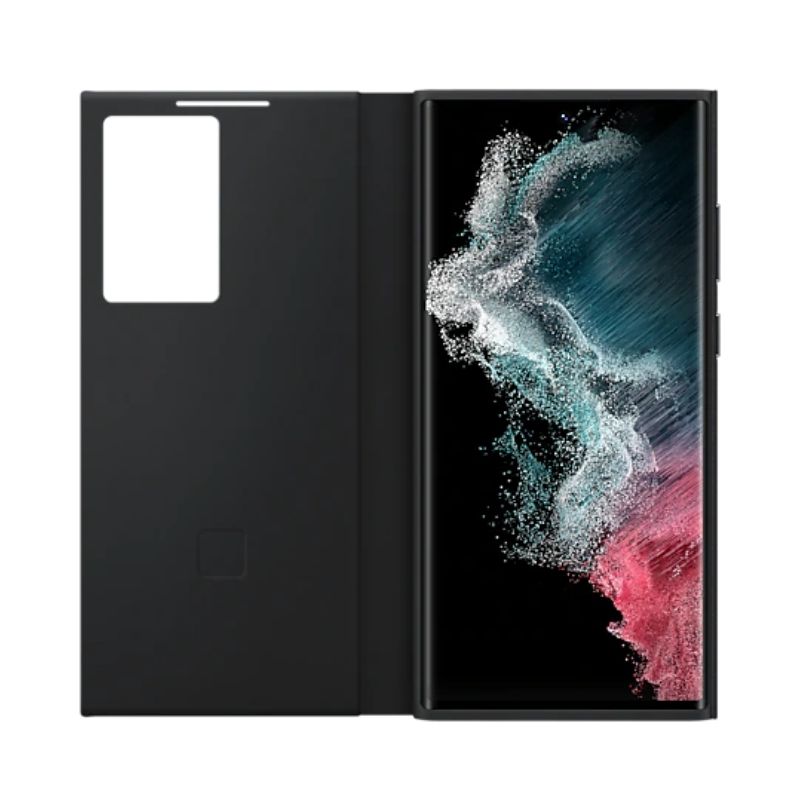 کیف کلاسوری سامسونگ Samsung Galaxy S22 Ultra Clear View Cover Black