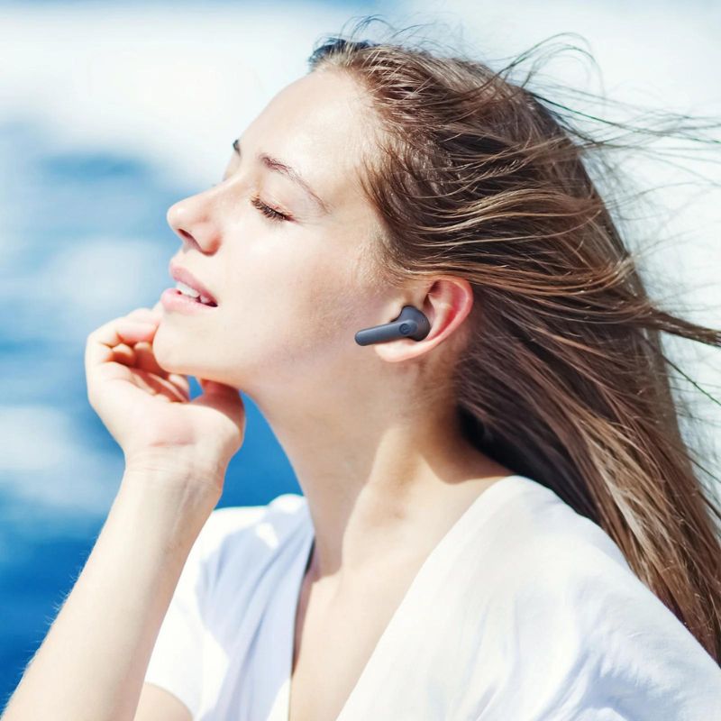 هدفون بی‌ سیم هایلو Haylou Moripods ANC black Bluetooth headphone