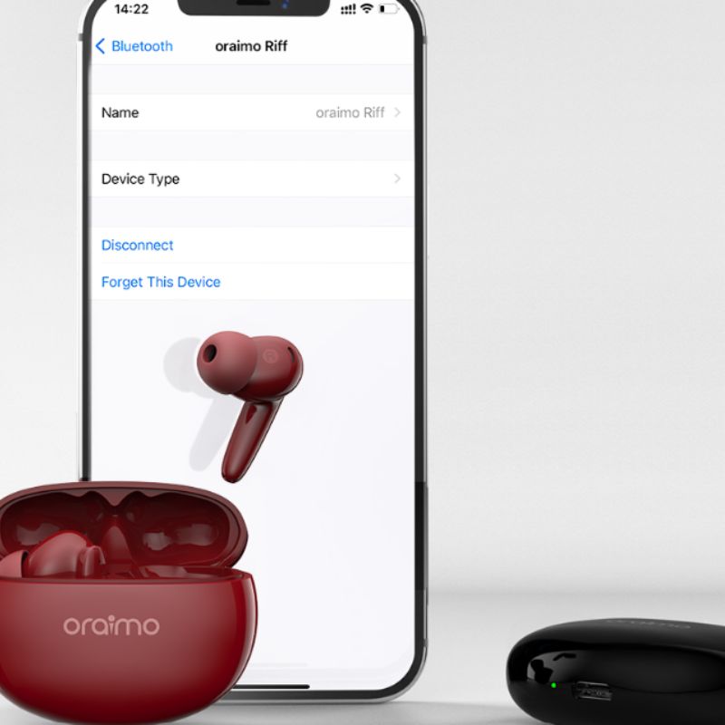 هدفون بی سیم ارایمو Oraimo Riff E02D Wireless Headphone Black