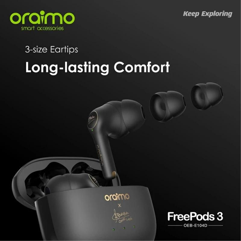هدفون بی سیم اورایمو Oraimo FreePods 3 Wireless Headphone Black