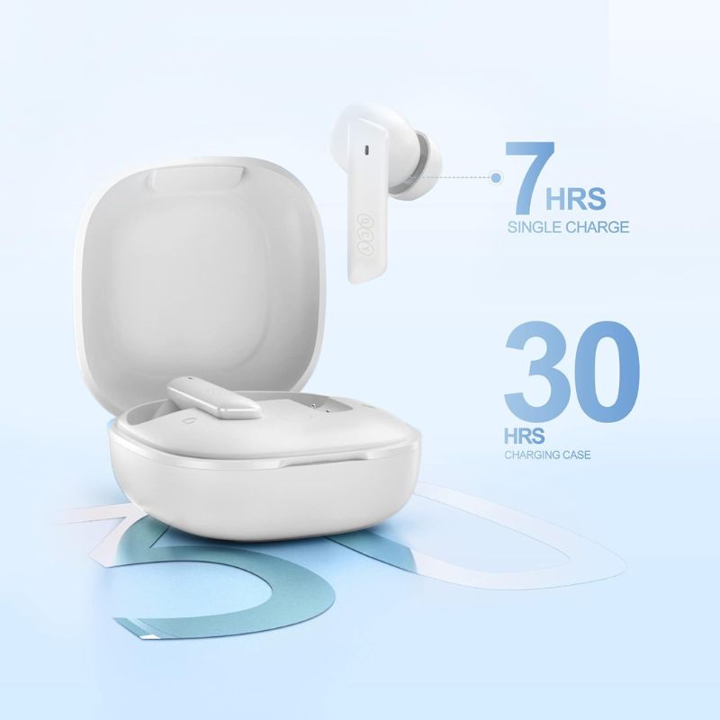 هدفون بلوتوثی کیو سی وای QCY HT05 White bluetooth headphones
