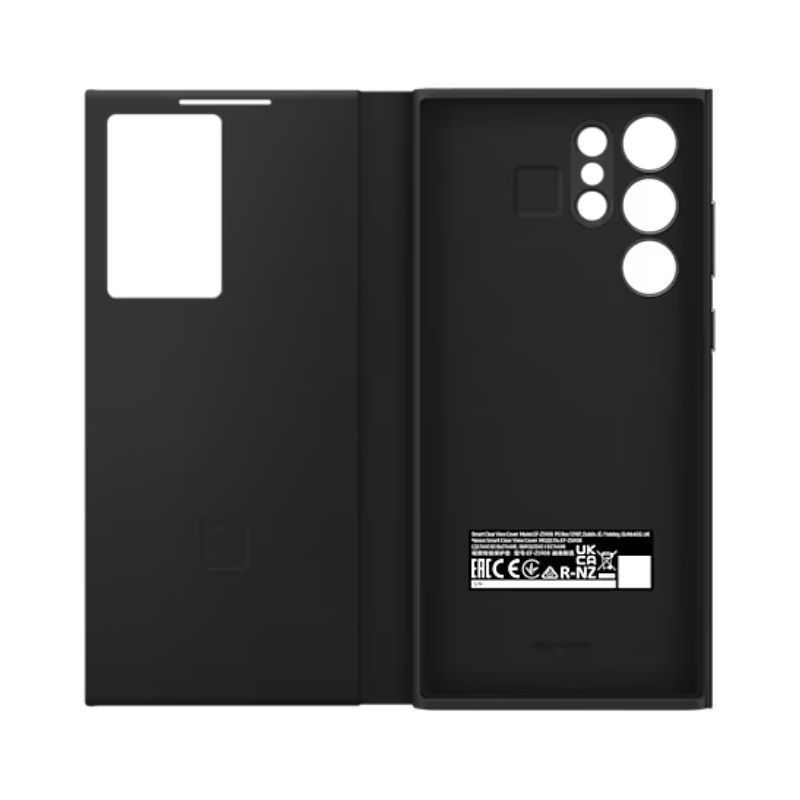 کیف کلاسوری سامسونگ Samsung Galaxy S22 Ultra Clear View Cover Black