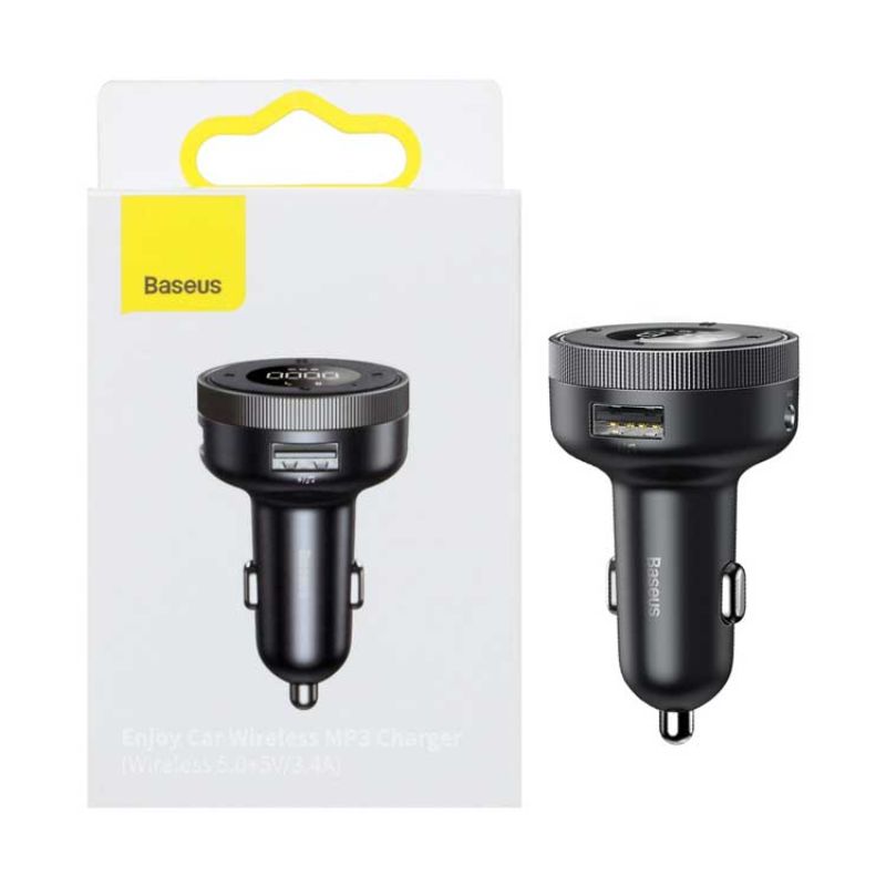 شارژر فندکی و پخش کننده بلوتوث بیسوسBaseus Enjoy Car FM Wireless MP3 Charger