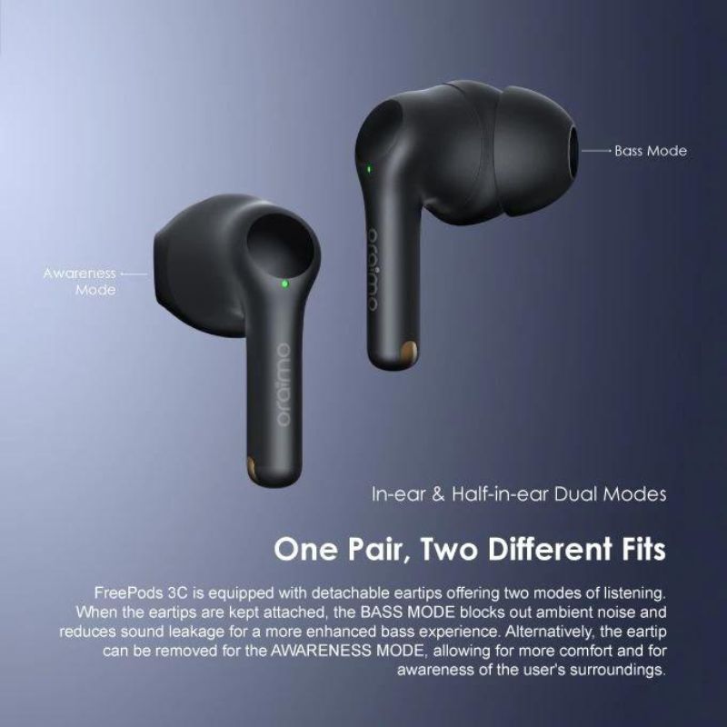 هدفون بلوتوثی اورایمو Oraimo FreePods 3C Wireless Headphone Black