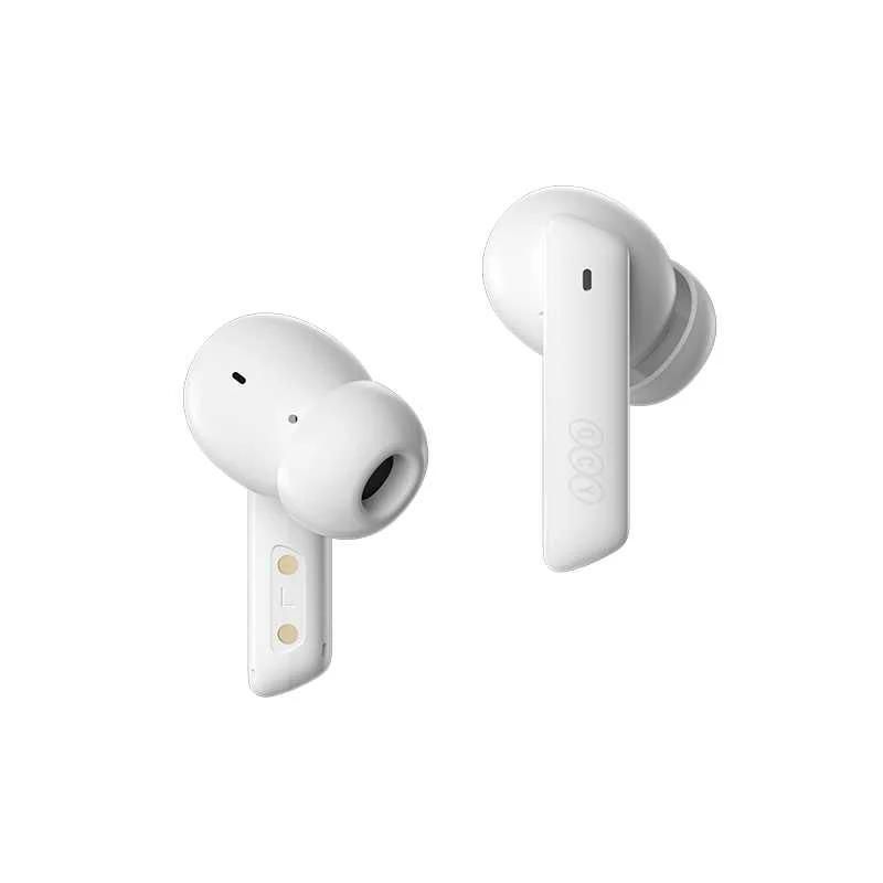 هدفون بلوتوثی کیو سی وای QCY HT05 White bluetooth headphones