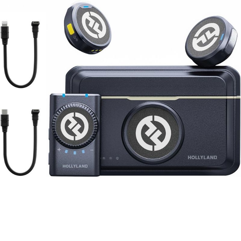بهترین قیمت برای خرید میکروفون یقه ای بی سیم هالی لند Hollyland Lark M2 Wireless Lavalier Microphone ✅ مشاوره رایگان ☎️0217356
